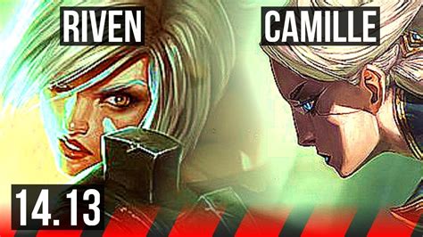 Riven Vs Camille Top Rank 2 Riven 6 Solo Kills Euw Challenger