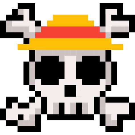 Monkey D Luffy Pixel Cursor Cute
