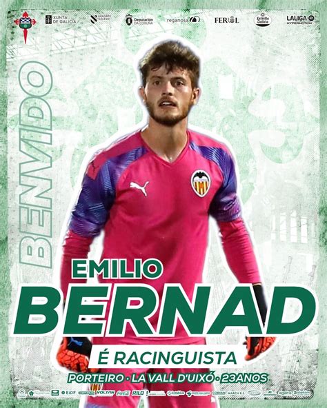 Racing Club Ferrol On Twitter Oficial Emilio Bernad La Vall Duix