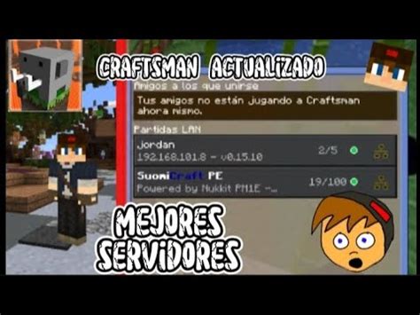 Mejor Servidor Para Craftsman Actualizado Epico YouTube