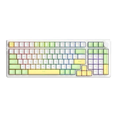 Promo Mechanical Keyboard Mah Rgb Full Color Backlight Hot Swappable For Gamer Diskon Di