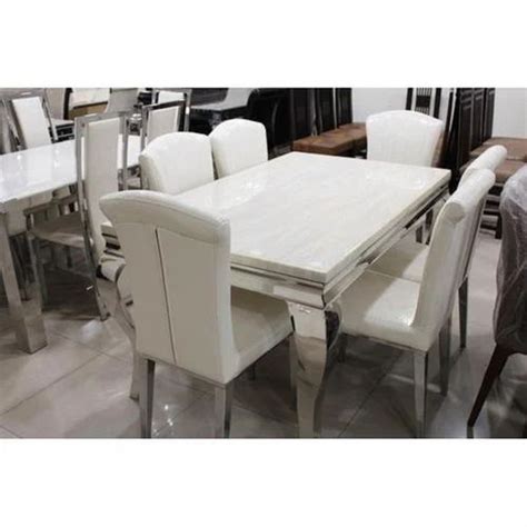 Kenya Furniture White Dining Table Set At Rs Set In Ludhiana Id