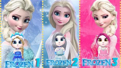 My Talking Angela 2 Frozen Of Elsa Vs Frozen 2 Of Elsa Vs Frozen 3 Of