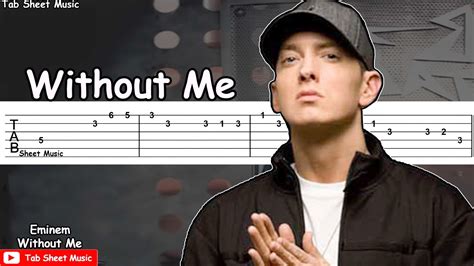 Eminem - Without Me Guitar Tutorial | TAB - Tab Sheet Music