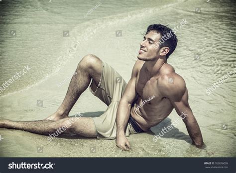 Handsome Young Man Laying Down On Stock Photo 763876009 | Shutterstock