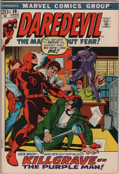 Daredevil #88 Killgrave The Purple Man c.1972