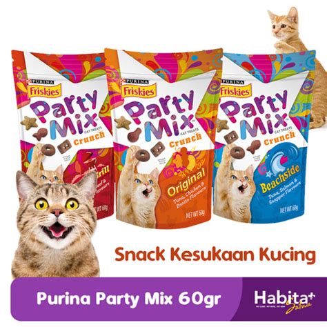 Jual Snack Kucing Purina Friskies Party Mix Gr Grill Classic