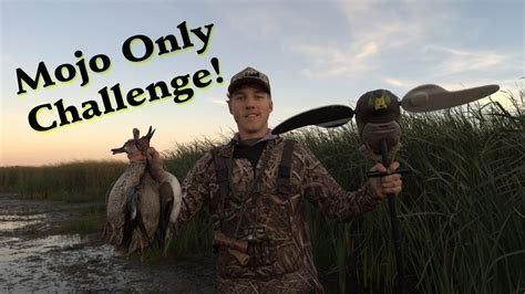 Mojo Only Challenge Does It Work Mn Duck Hunting Youtube