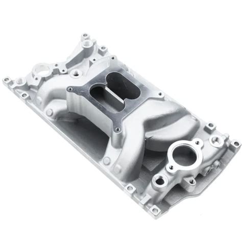 Small Block Dual Plane Intake Manifold For Chevy Sbc Vortec V8 283 307 350 327 Eur 12126