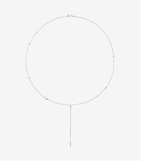 Collana Dodo Rosario Argento E Oro Giallo 18Kt MiRaggi