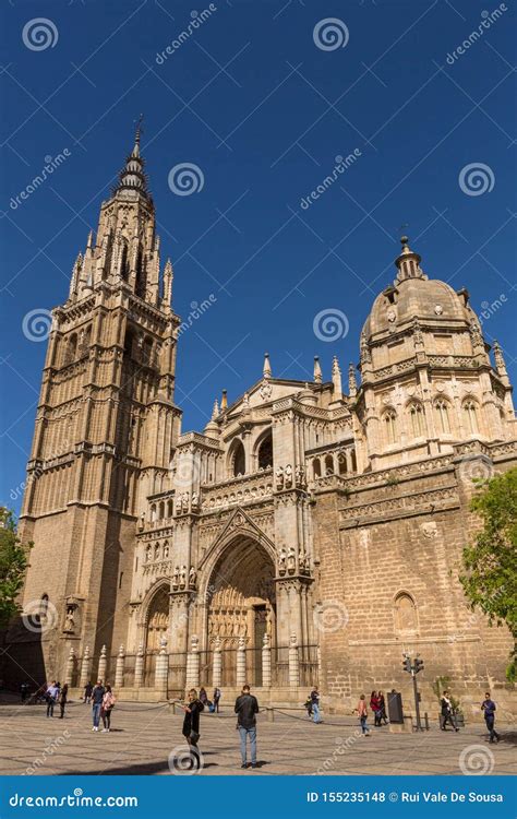 Kathedrale Von Toledo Spain Redaktionelles Stockfoto Bild Von Massiv