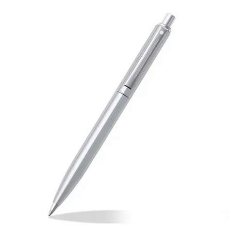 Sheaffer Sentinel Ballpoint Pen Brushed Chrome With Nickel Plated