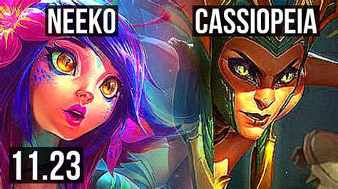 Neeko Vs Cassio Mid 8 Solo Kills 1 5m Mastery 500 Games Godlike