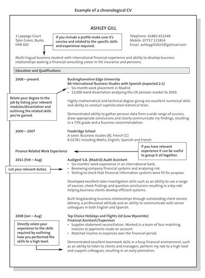 Simple Chronological Resume Templates Pdf Doc Samplates