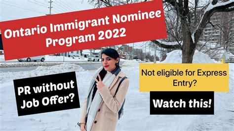 Ontario Immigrant Nominee Program Oinp Easy Canada Pr Without