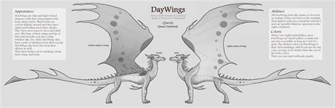 Daywing Official Reference Sheet By Spookapi On Deviantart