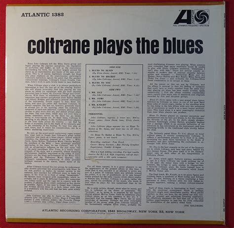 日本代購代標第一品牌樂淘letaoUS ATLANTIC 1382 オリジナル John Coltrane Plays The Blues