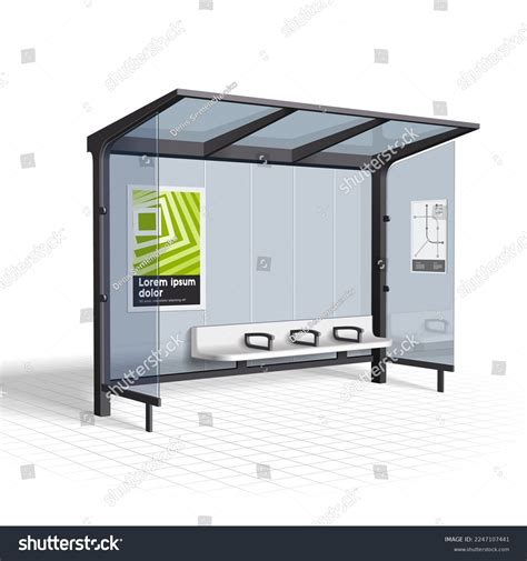 Bus Stop Shelter Vector