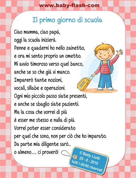 Il Primo Giorno Di Scuola Baby Flash