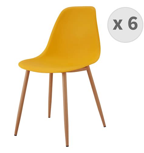 Chaises Scandinave ESTER Curry