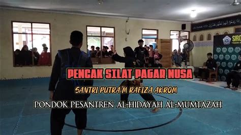 Lomba Pencak Silat Pagar Nusa Fight Ll M Rafiza Akrom Kelas Lv