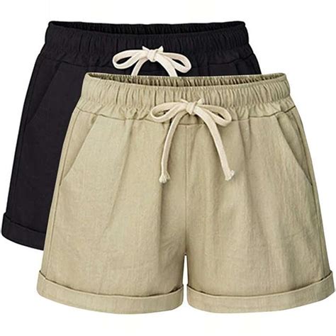 Plus Size Linen Shorts Rank And Style