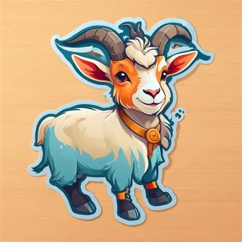 Premium Photo Cartoon Goat Cartoon Vector Background