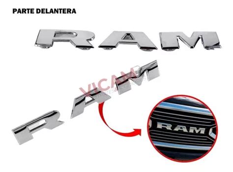 Emblema Letras Cromadas Para Parrilla Dodge Ram Env O Gratis