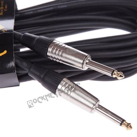 Kabel Gitarowy Boston Gc Bk Black M Jack Prosty Prosty Sklep