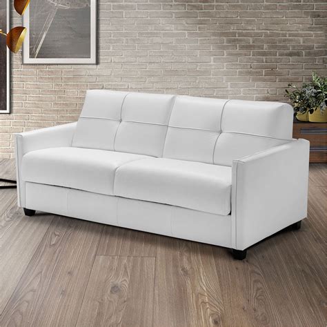 Modern White Leather Sofa Bed | Cabinets Matttroy