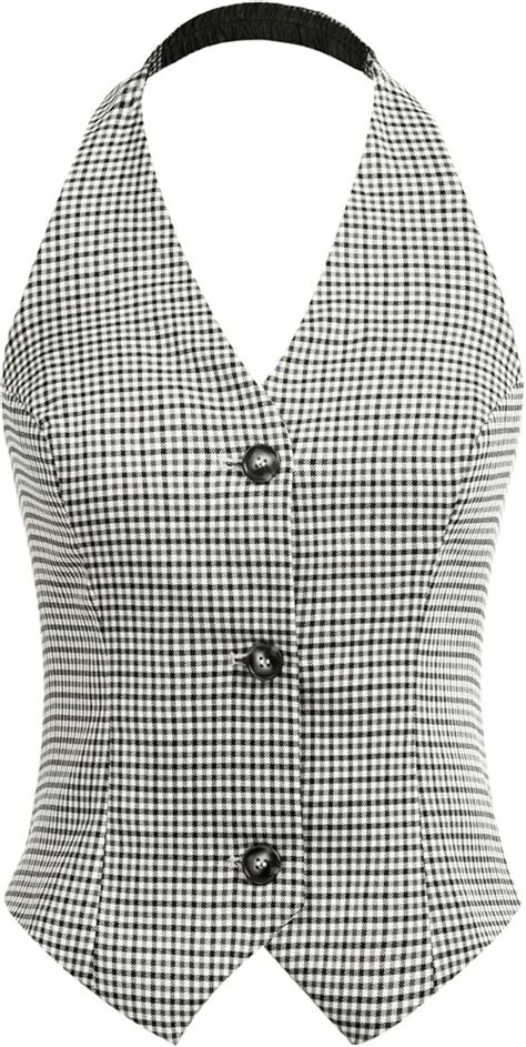 Belle Poque Damen Er Jahre Neckholder Weste Mit V Ausschnitt Retro