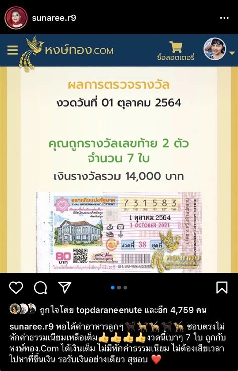 ดาราดวงดี ถูกหวยงวด 11064 มนต์สิทธิ์ มัมลาโคนิค ท็อปฟอร์ม ถูกหวยอีก