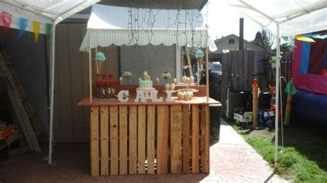 Pallet Ice Cream Stand For My Grand Daughter Sundae Bar Ice Cream