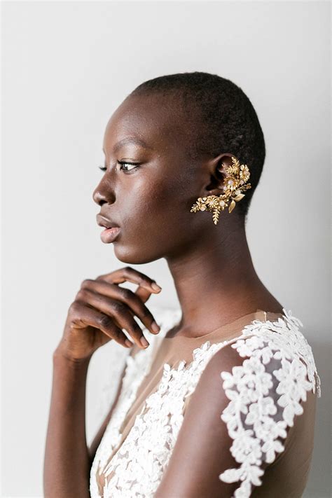 18 Stunning Wedding Ear Cuffs to Decorate Your Lobes - Tidewater and Tulle | Timeless Modern ...