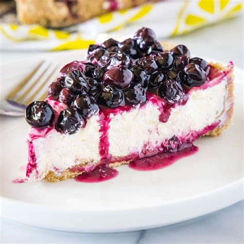 No Bake Blueberry Cheesecake Dinners Dishes And Desserts