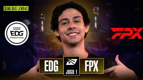 EDG X FPX Jogo 1 MD3 LPL Spring 2024 DIA 16 YouTube