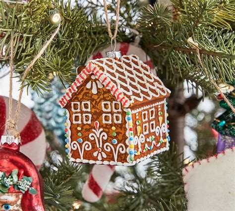 Gingerbread House Ornament Pottery Barn