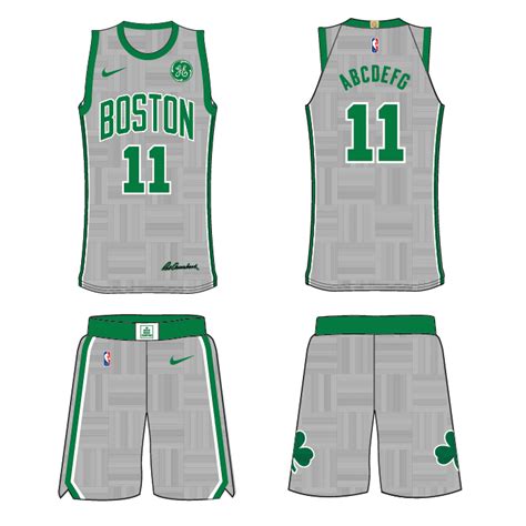 Celtics Gray Jersey 2018