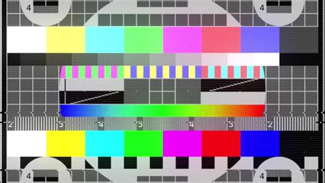 Tv Static Noise Color Bars Bad Signal Stock Footage Video 15382390 ...