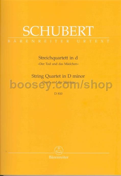 Franz Schubert - Quartet Death & The Maiden