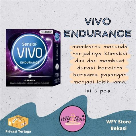 Jual Kondom Vivo Endurance Kondom Isi Kondom Tahan Lama Di Seller