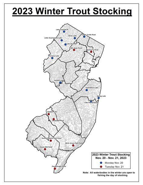 Nj Trout Stocking Schedule Lyda Siusan