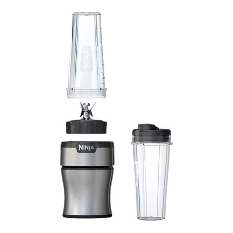 Ninja® Nutri Personal Blender W 2 Travel Jars Silver 591ml Canadian Tire