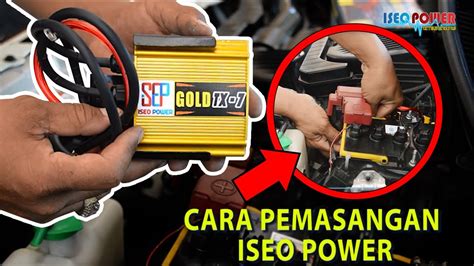 Cara Pasang ISEO POWER Penghemat BBM GARANSI RESMI 2 TAHUN YouTube