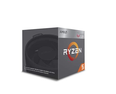 Buy AMD Ryzen 5 2400G Processor with Radeon RX Vega 11 Graphics - YD2400C5FBBOX Online at ...