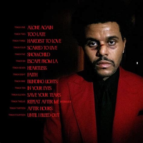 The Weeknd Lança Novo álbum After Hours