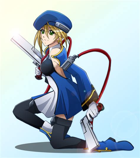 The Big Imageboard Tbib Arc System Works Beret Blazblue Blonde Hair