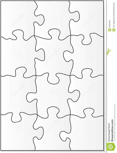 Puzzle Outline Vector at Vectorified.com | Collection of Puzzle Outline ...