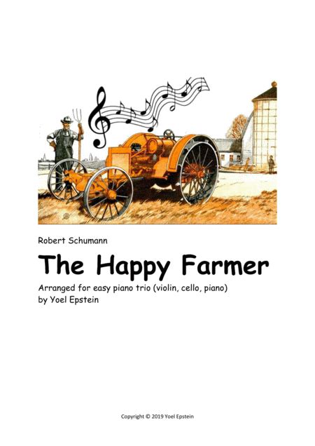 The Happy Farmer By Robert Schumann Arranged For Beginning Piano Trio