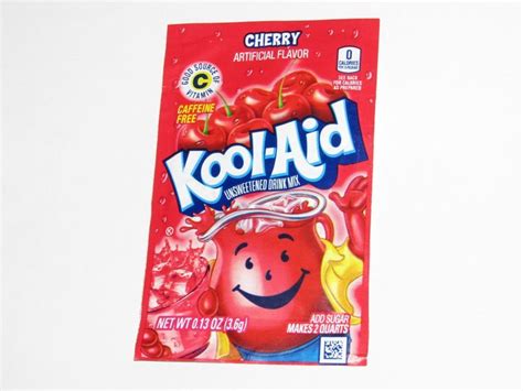 Cherry Kool Aid Packet Kool Aid Mixed Drinks Orange Drinks